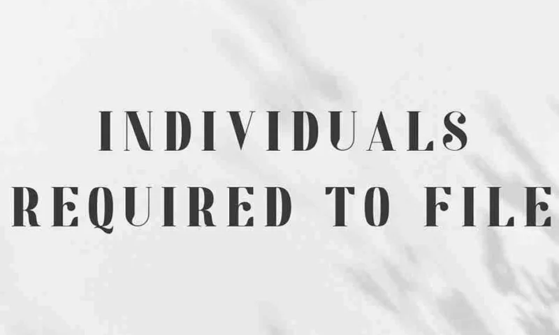 Individuals Required to File