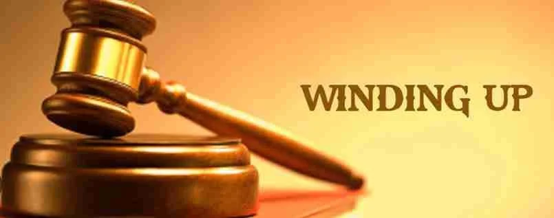 Legal procedures for winding up a company