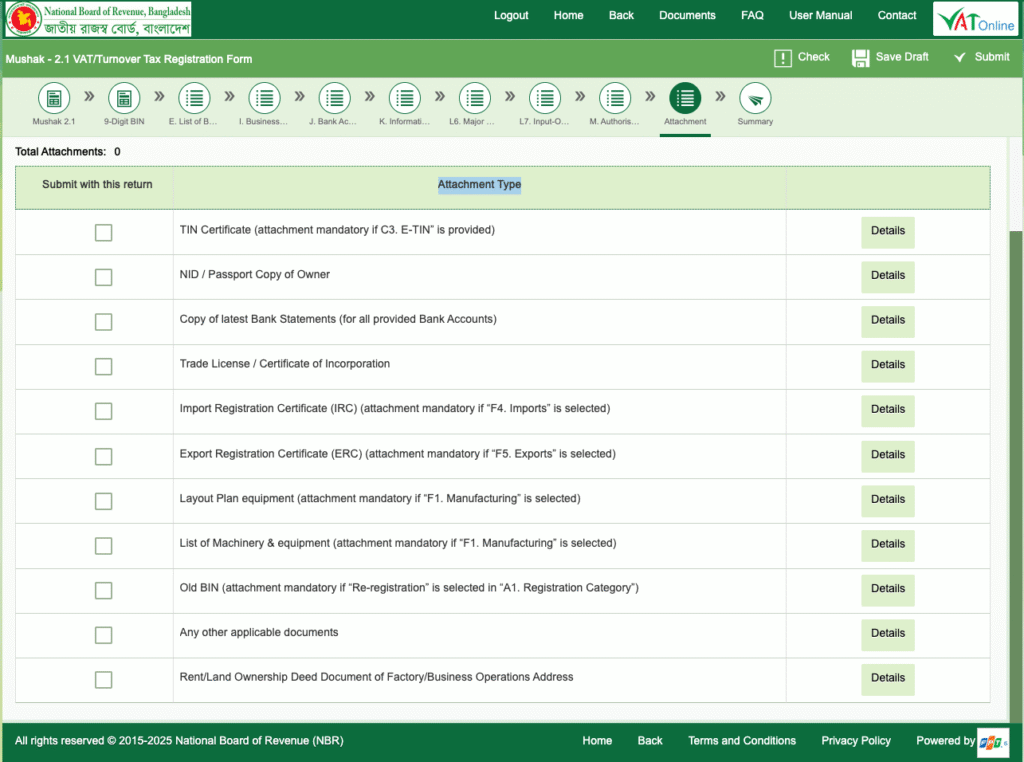 attachment details