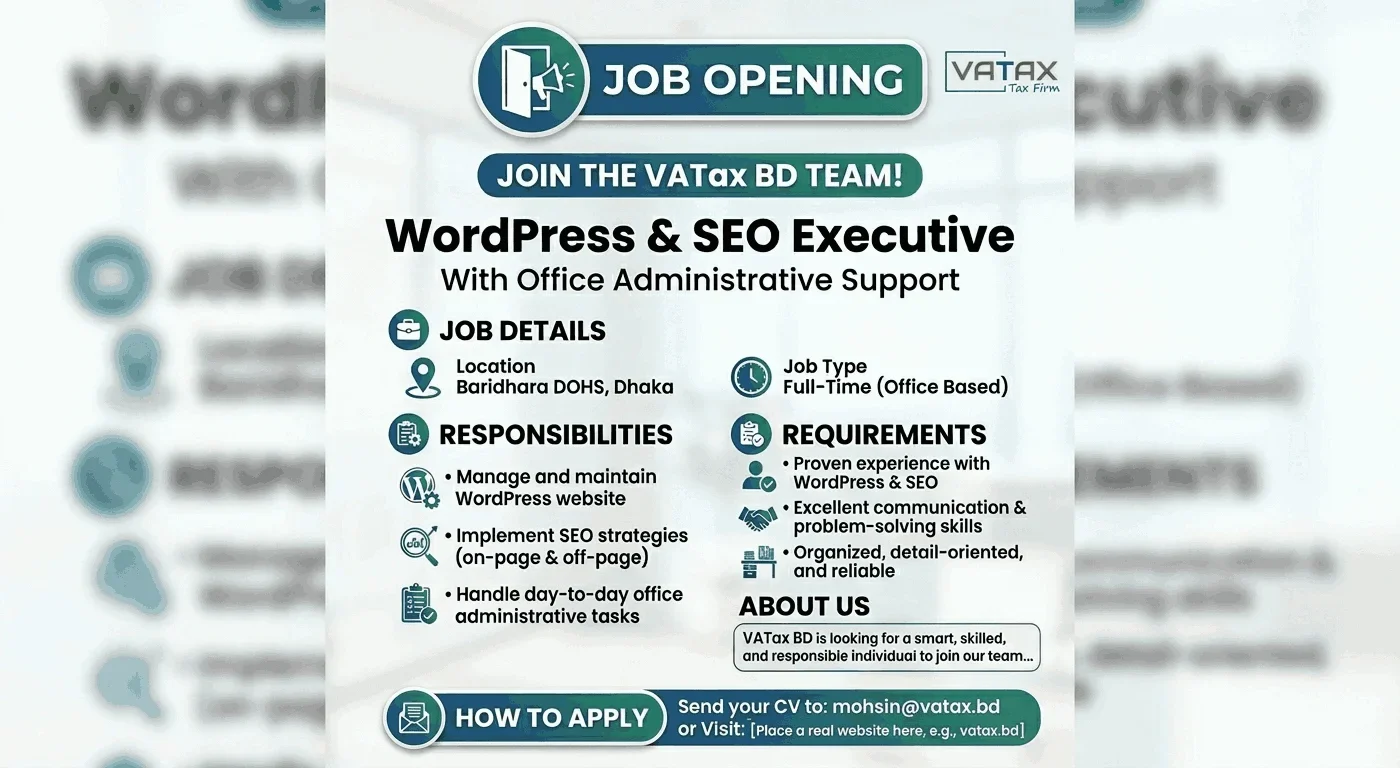 WordPress Specialist and SEO Executive