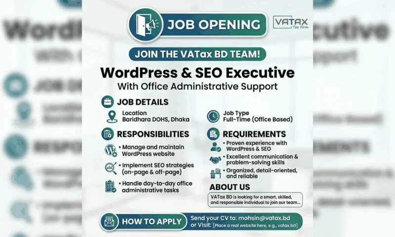 WordPress Specialist and SEO Executive